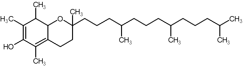 VitaminE-struttura-chimica