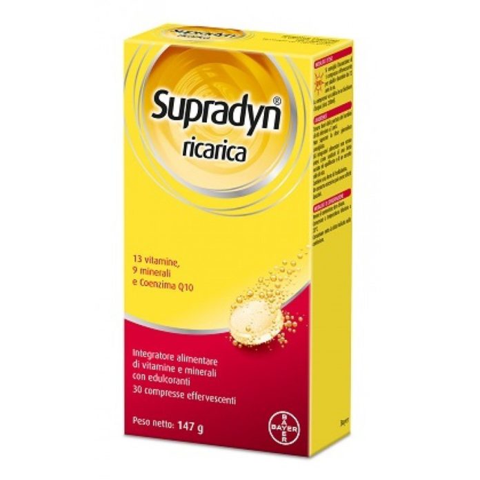 Supradyn Ricarica: integratore di Vitamine e Minerali con Coenzima Q10 in Compresse