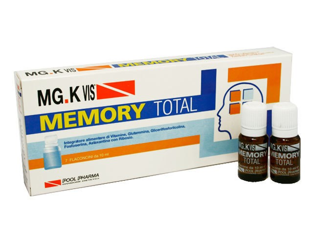 MG.K Vis Memory Total: integratore alimentare in flaconi per problemi di memoria, funziona davvero? Recensioni, opinioni e prezzo