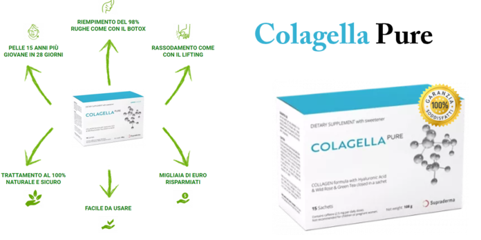 Colagella Pure: integratore di collagene antirughe, funziona davvero? Recensioni, opinioni e dove comprarlo