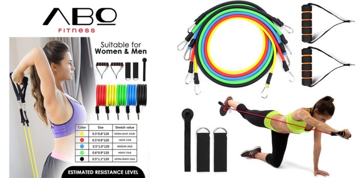 ABO Fitness Powerband: set bande elastiche fitness per allenamento a casa, funzionano davvero? Recensioni, opinioni e dove comprarlo